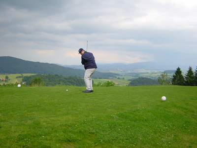 Golf eine entspannende Erholung
